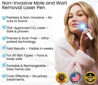 Bikenda® Non-Invasive Mole and Wart Removal Laser Pen 🔥🔥