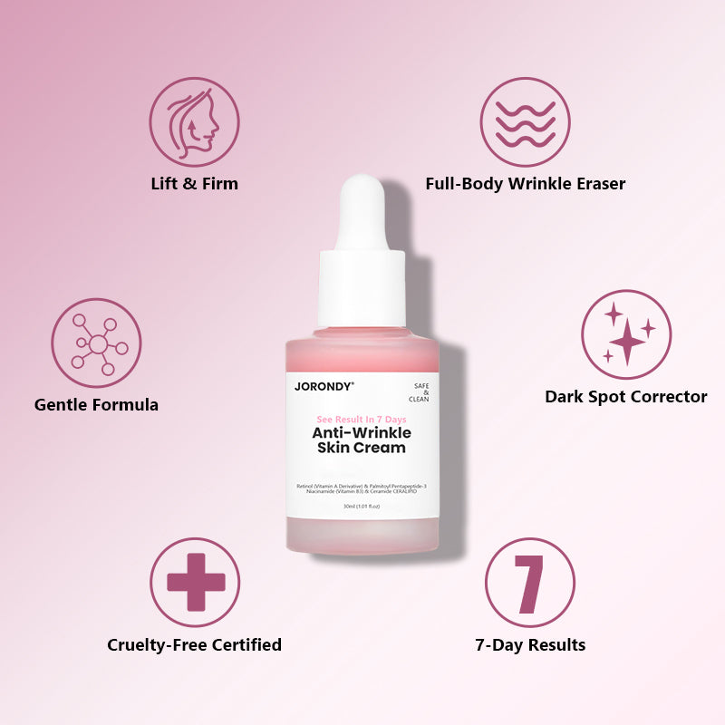 Jorondy® Anti-Wrinkle Skin Cream for Remove Wrinkles, Firms Skin, Whitening - Last Day Sale🔥90% OFF (Copy)