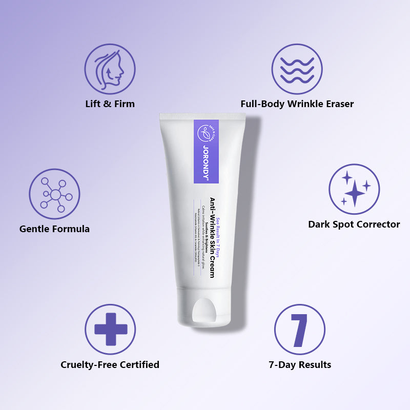 Jorondy® Anti-Wrinkle Skin Cream for Remove Wrinkles, Firms Skin, Whitening - Last Day Sale🔥90% OFF