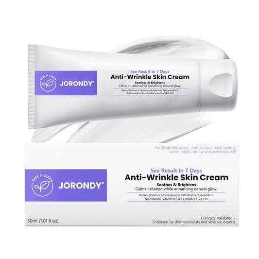 Jorondy® Anti-Wrinkle Skin Cream for Remove Wrinkles, Firms Skin, Whitening - Last Day Sale🔥90% OFF